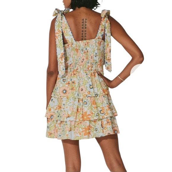 CLEOBELLA Tamara Mini Dress in Retro Floral size medium - Picture 2 of 7